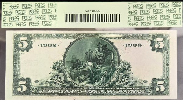 Fr 590 1902 DB $5 Charter #924 National Bank Note - Metacomet National Bank, Fall River, MA