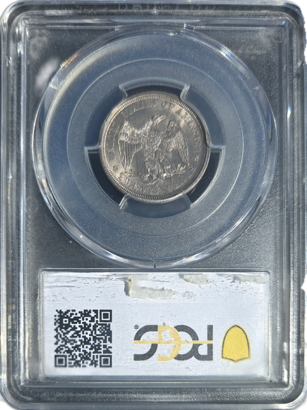1875-S 20c Liberty Seated Twenty-Cent PCGS MS63 - Image 4
