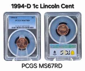 1994-D Lincoln Cent PCGS MS67RD