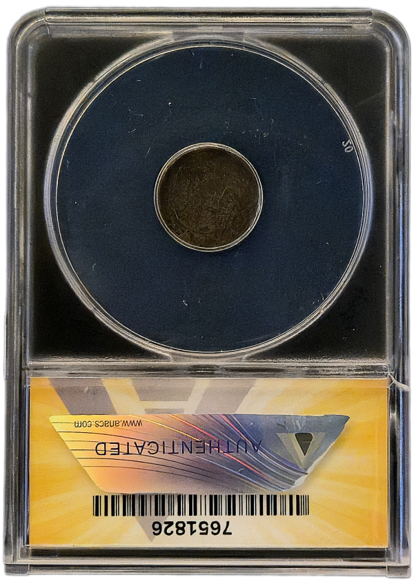 1795 Flowing Hair Half Dime ANACS Fair 2 Details - Damaged, Bent