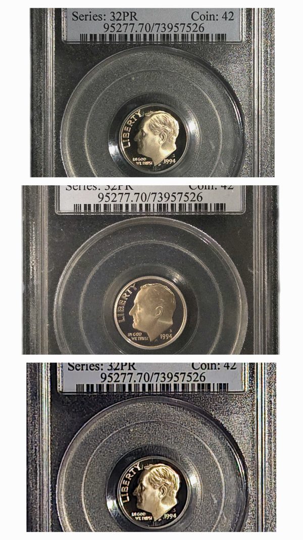1994-S 10c Roosevelt Dime PCGS PR70DCAM - Image 8