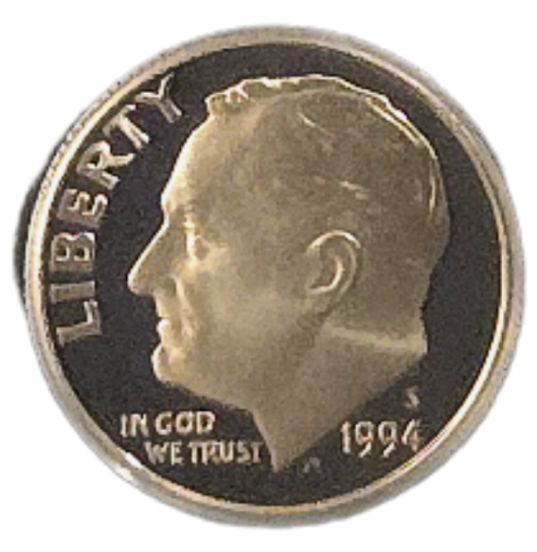 1994-S 10c Roosevelt Dime PCGS PR70DCAM - Image 7