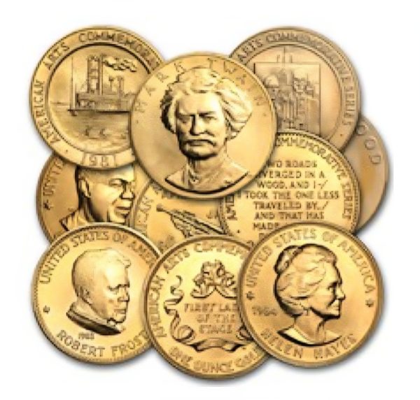 1 oz Gold Commemorative Arts Medal - Image 4