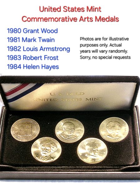 1 oz Gold Commemorative Arts Medal