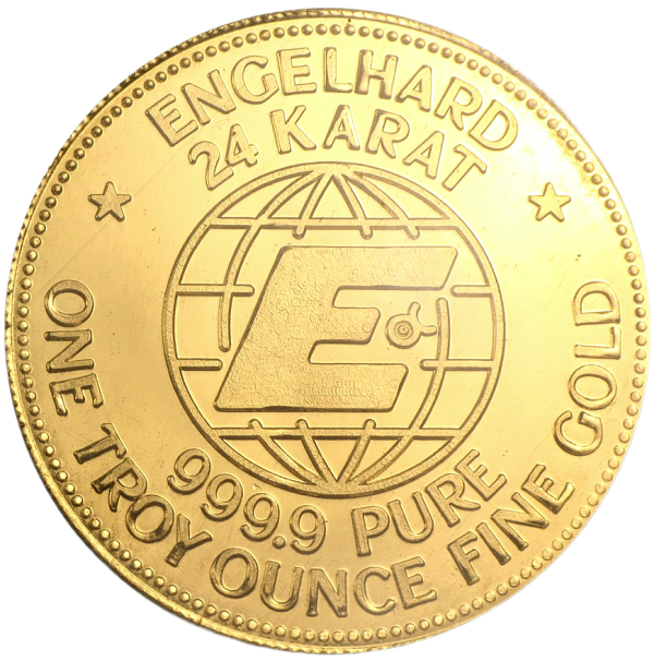 1 oz Gold Round - Engelhard Prospector (Carded) - Image 3