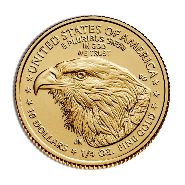 1/4 oz Quarter-Ounce Gold Eagle - BU (Year Varies) - Image 2