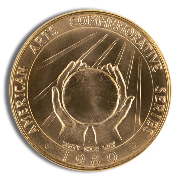 1/2 oz U.S. Mint Commemorative Arts Gold Medal