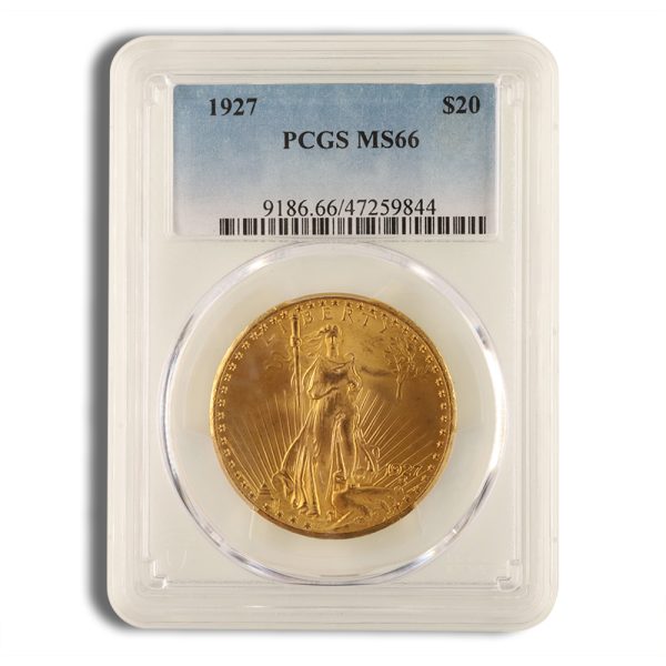 $20 Gold Saint-Gaudens Double Eagle - PCGS MS66