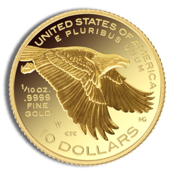 2018 1/10 oz American Liberty Gold Coin (Box & COA)