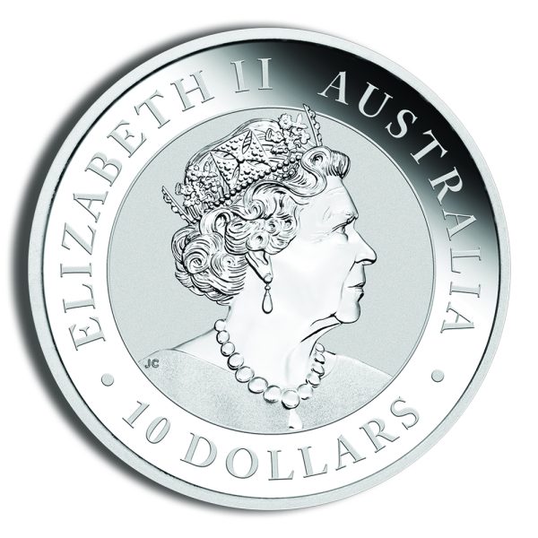 Australian Silver Kookaburra - 10 oz - BU (Year Varies)