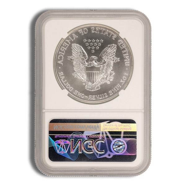 1999 Silver Eagle NGC MS70 - Image 2
