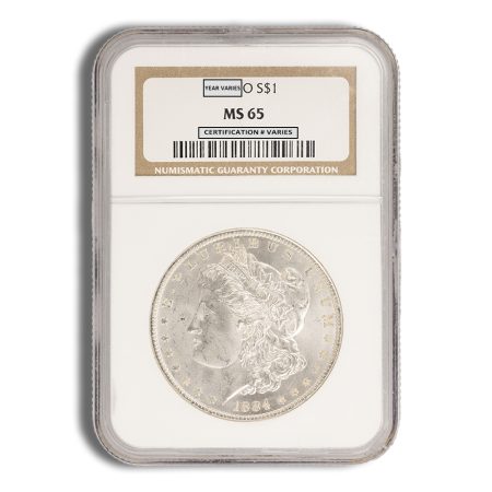 Pre-1921 Morgan Dollar - NGC MS65