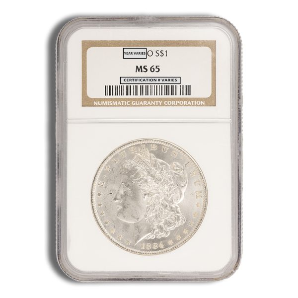 Pre-1921 Morgan Dollar - NGC MS65