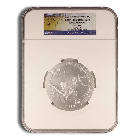 2019-P 5 oz ATB War in the Pacific Silver Coin NGC SP70