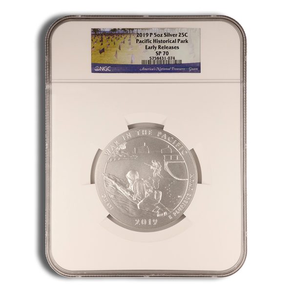 2019-P 5 oz ATB War in the Pacific Silver Coin NGC SP70