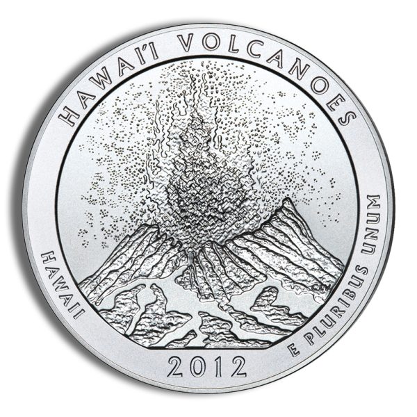 2012-P 5 oz ATB Hawaii Volcanoes Silver Coin NGC SP70