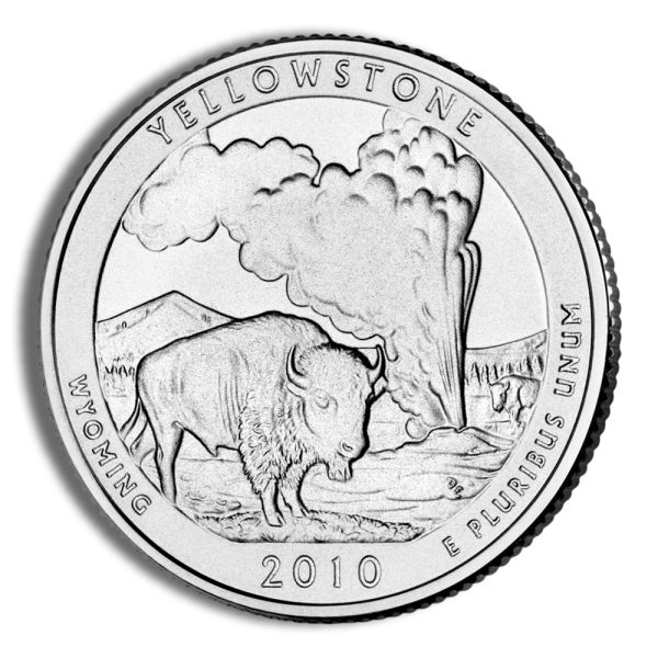 2010-P 5 oz ATB Yellowstone Silver Coin NGC SP70