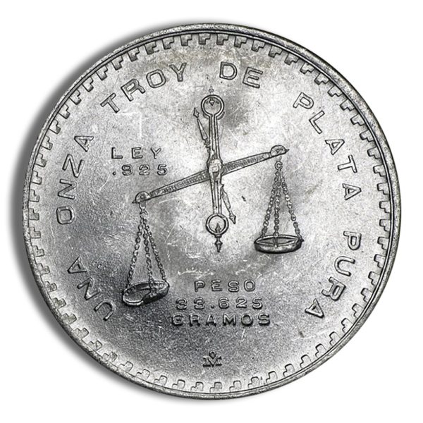 1 oz Mexican Onza Balance Scale Silver Coin (Year Varies) - Image 2
