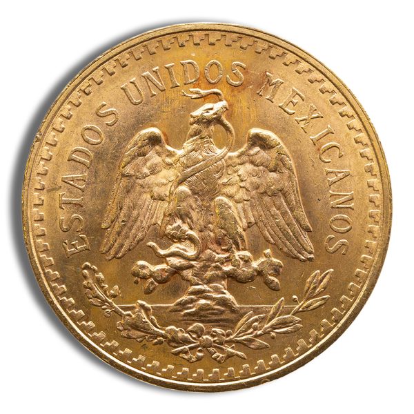 1944 Mexico Gold 50 Peso BU - Image 2
