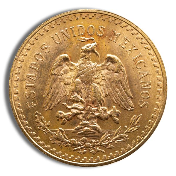1943 Mexico Gold 50 Peso BU