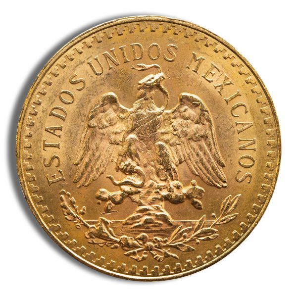 1923 Mexico Gold 50 Peso BU