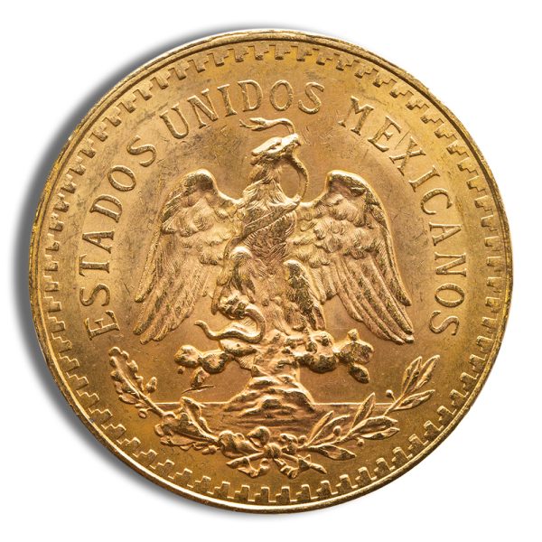 1927 Mexico Gold 50 Peso BU