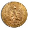 1923 Mexico Gold 50 Peso - AU