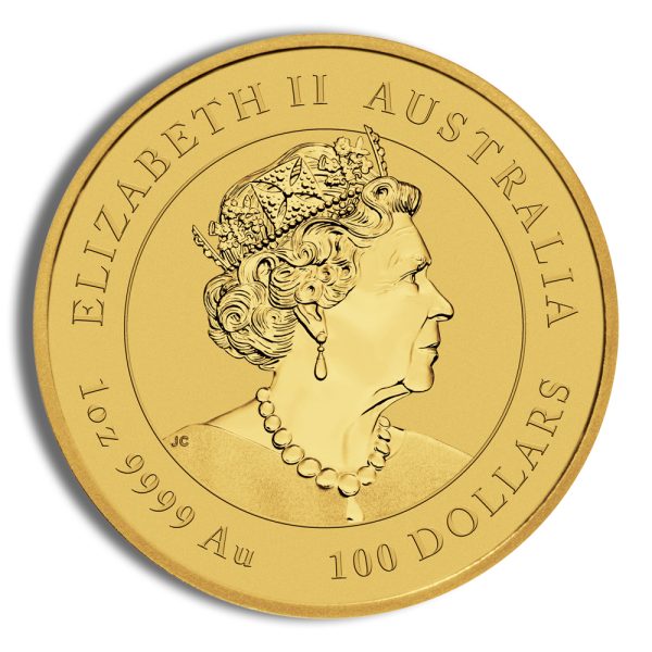 2023 1 oz Australia Gold Lunar Rabbit BU - Series III