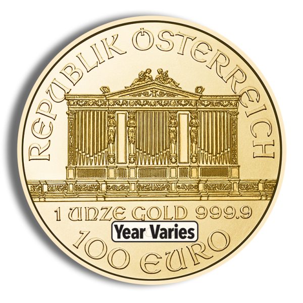 1 oz Austrian Philharmonic Gold Coin (Year Varies) - Image 2