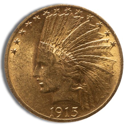 $10 Gold Indian Eagle - BU