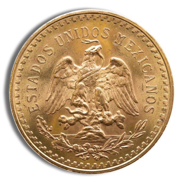1946 Mexico Gold 50 Peso BU