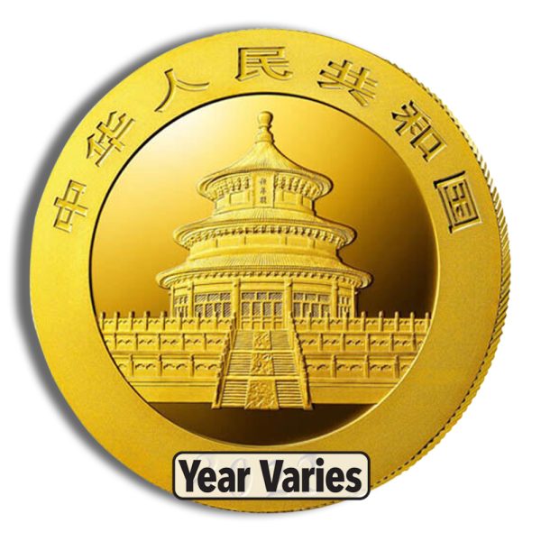 30 gram China Gold Panda - BU - Unsealed (Year Varies)