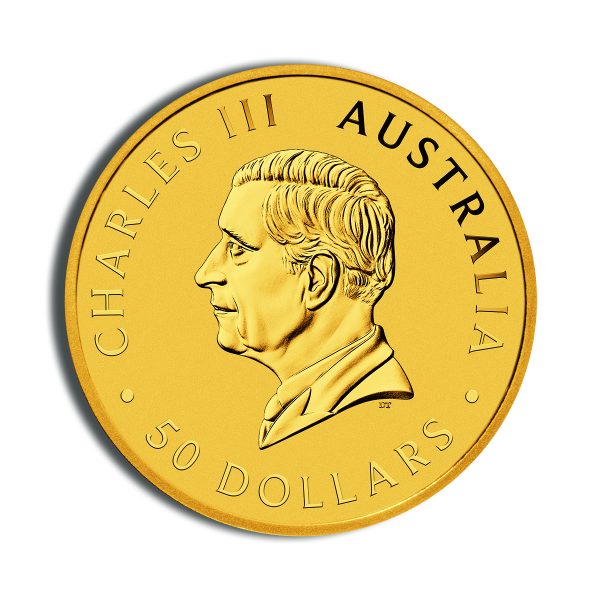 1/2 oz Australian Kangaroo/Nugget Gold Coin (Year Varies)