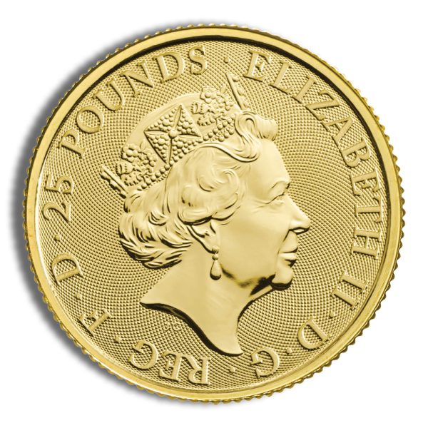 1/4 oz Great Britain Queen's Beast Gold Coin (Year/Design Varies)