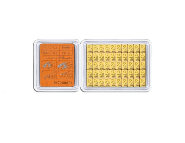 50 x 1 gram .9999 Valcambi CombiBar™ Gold (In Assay) - Image 2
