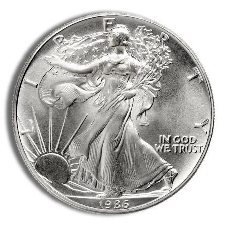 1986 American Silver Eagle - BU
