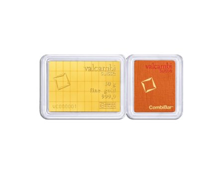 50 x 1 gram .9999 Valcambi CombiBar™ Gold (In Assay)