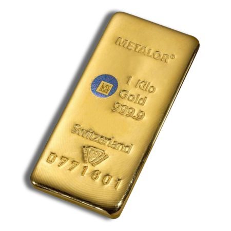 1 Kilo Gold Bar - Metalor (IRA Eligible)