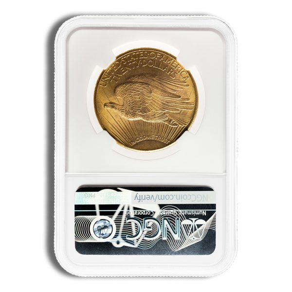$20 Gold Saint-Gaudens Double Eagle - NGC MS64