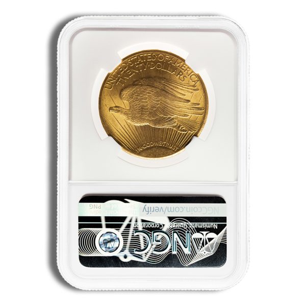 $20 Gold Saint-Gaudens Double Eagle - NGC MS62