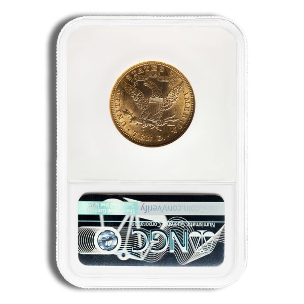 $10 Gold Liberty Eagle - NGC MS61
