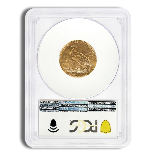 $5 Gold Indian Half Eagle - PCGS MS64