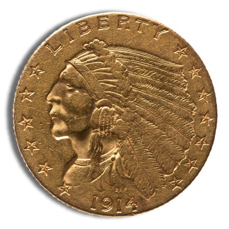 $2.5 Gold Indian Quarter Eagle - XF