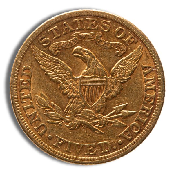 $5 Gold Liberty Half Eagle - XF