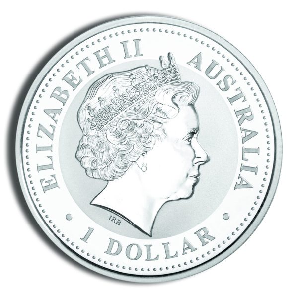2003 1 oz Australia Silver Lunar Goat - BU - Series I