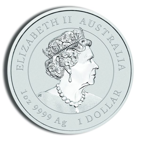 2021 1 oz Australia Silver Lunar Ox BU - Series III