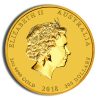 2018 2 oz Australia Gold Lunar Dog BU - Series II