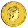 2013 2 oz Australia Gold Lunar Snake BU - Series II