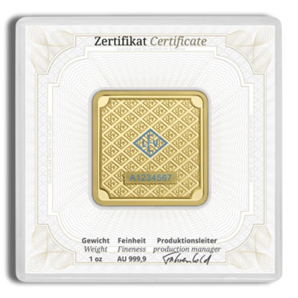1 oz Gold Bar - Geiger (In Assay)
