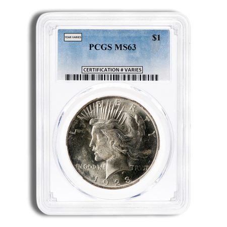 Peace Dollar - PCGS MS63
